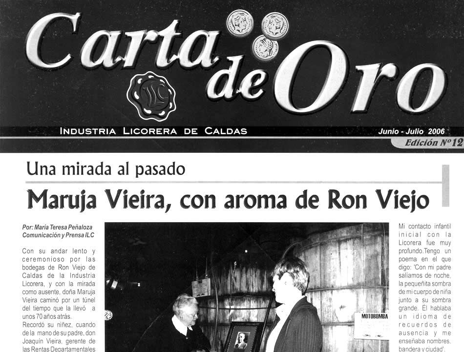 Una mirada al Pasado. Maruja Vieira, con aroma de Ron Viejo.